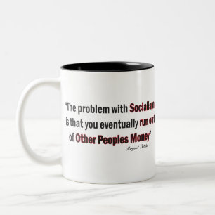 SOCIALISM Two-Tone COFFEE MUG