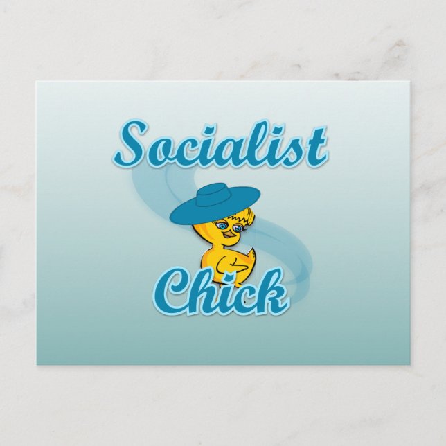 Socialist Chick #3 Postcard (Front)