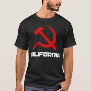 Socialist Communist California Hammer Sickle T-Shirt