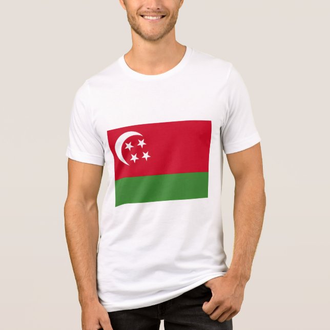 Socialist Comoros Flag T shirt (Front)