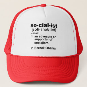 socialist definition trucker hat