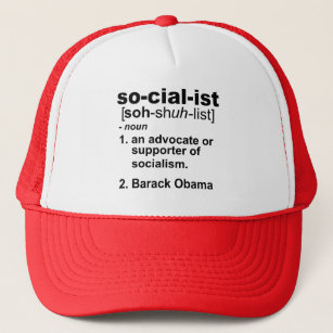 socialist definition trucker hat