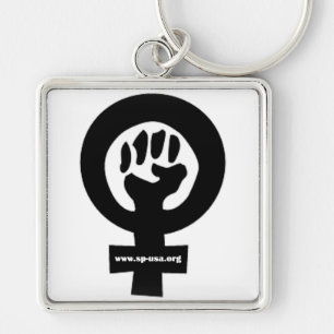 Socialist Feminist Key Ring
