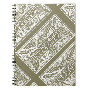 Socialist League logo Beige notebook