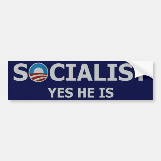 Socialist Obama Bumper Sticker