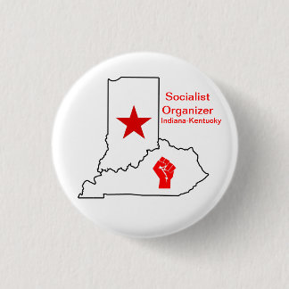 Socialist Organiser Indiana-Kentucky 3 Cm Round Badge