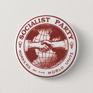 Socialist Party America 6 Cm Round Badge