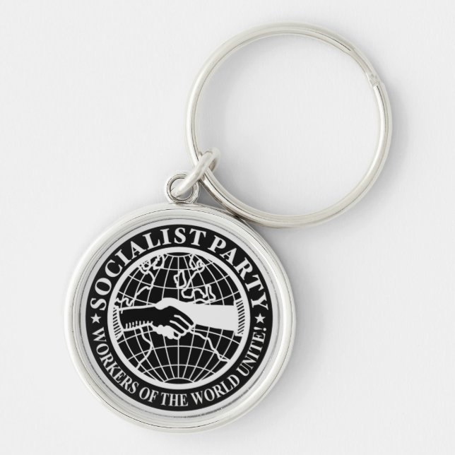 Socialist Party USA Logo Key Ring (Front)
