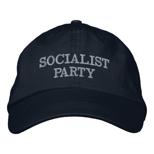 Socialist Party white text / navy cap (Front)