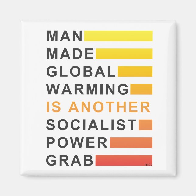 Socialist Power Grab Magnet (Front)