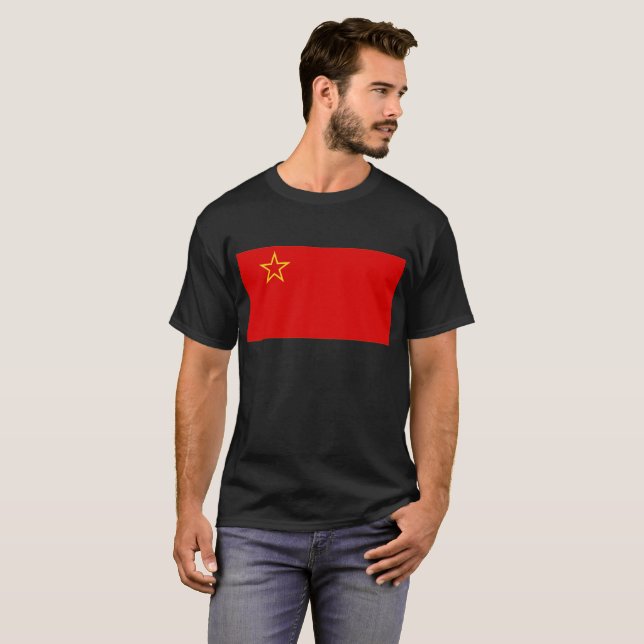Socialist Republic of Macedonia Flag Shirt (Front Full)