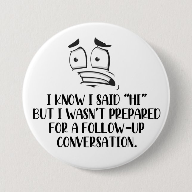 Socially Awkward Button (Front)