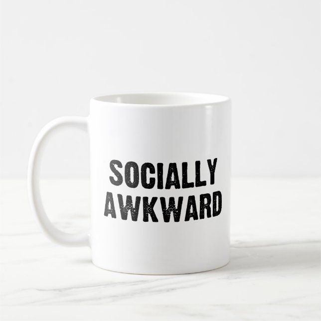 Socially Awkward Coffee Mug (Left)