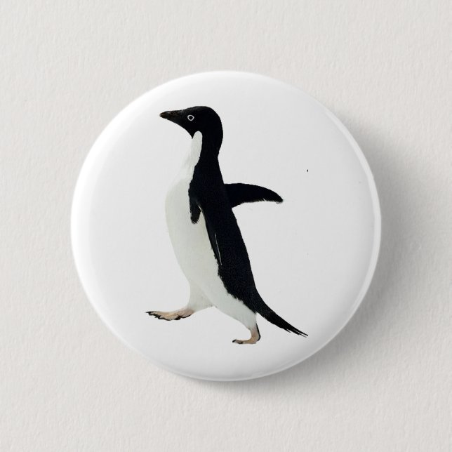 Socially Awkward Penguin 6 Cm Round Badge (Front)