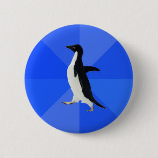 Socially-Awkward-Penguin-Meme 6 Cm Round Badge