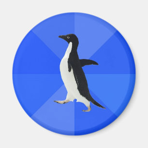Socially-Awkward-Penguin-Meme Magnet