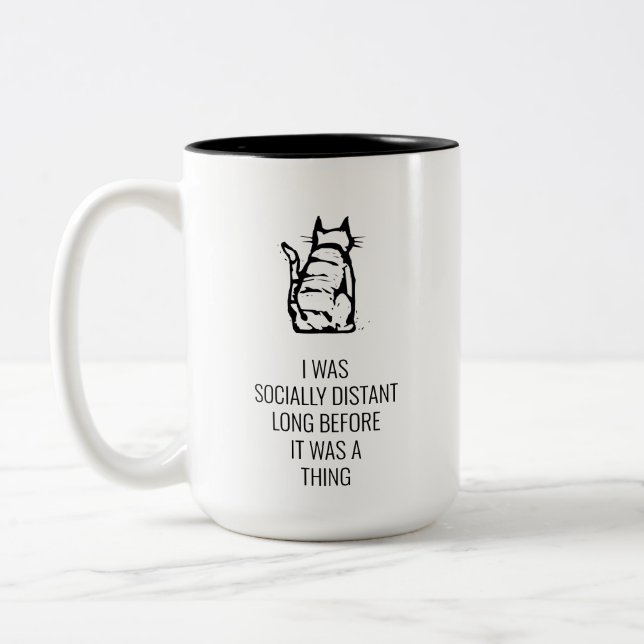 Socially Distant Mug (Left)