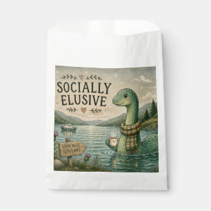 Socially Elusive Nessie Cosy Cryptid Loch Ness  Favour Bag