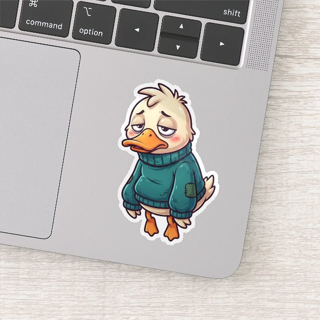 Socially Tired Duck (Detail)