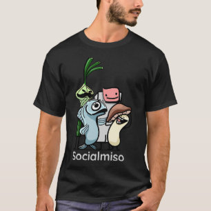 Socialmiso – Quirky Miso Soup Characters T-Shirt