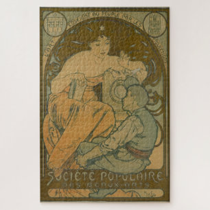 Société Populaire Des Beaux-Arts – Alphonse Mucha Jigsaw Puzzle