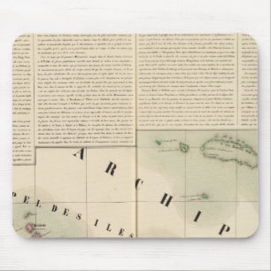 Society Islands Oceania no 42 Mouse Pad