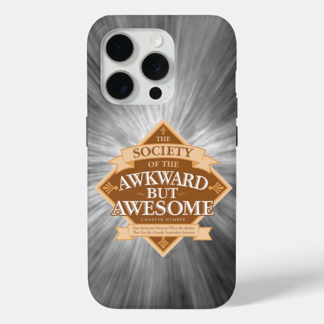 Society of Awkward But Awesome Case-Mate iPhone Ca Case-Mate iPhone Case (Back)