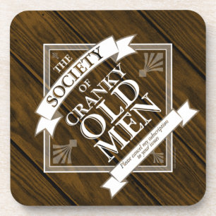Society of Cranky Old Men Coaster