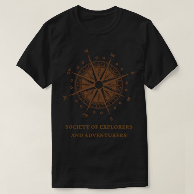 Society of explorers and adventurers       T-Shirt (Design Front)