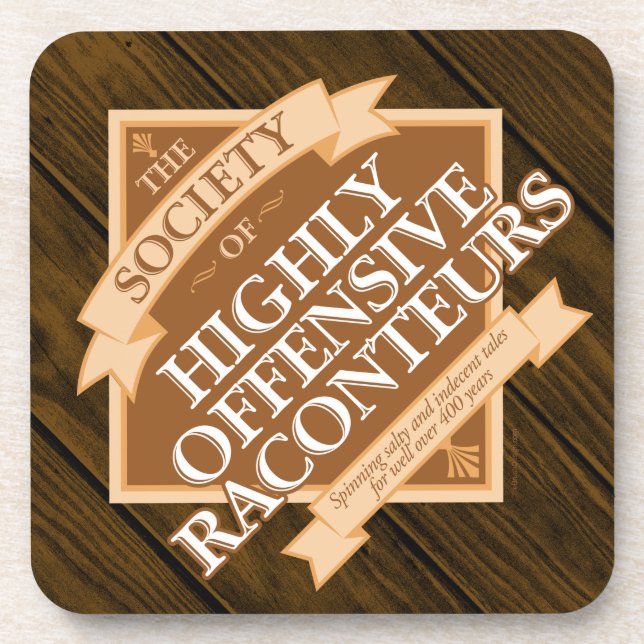 Society of Highly Offensive Raconteurs Coaster (Front)
