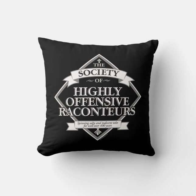 Society of Highly Offensive Raconteurs Cushion (Front)