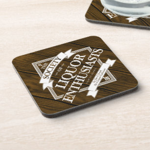 Society of Liquor Enthusiasts Beverage Coaster