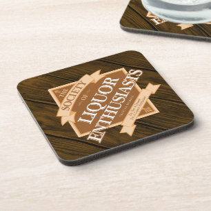 Society of Liquor Enthusiasts Beverage Coaster