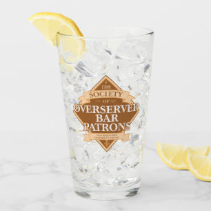 Society of Overserved Bar Patrons Glass