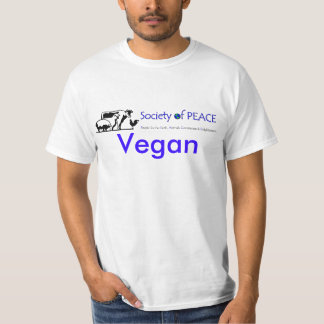 Society of PEACE Vegan website shirt
