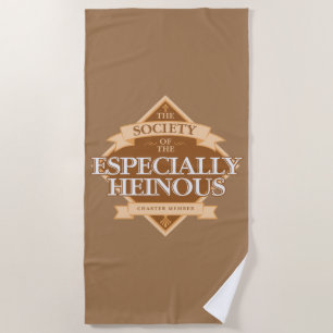 Society of The Especially Heinous Beach Towel