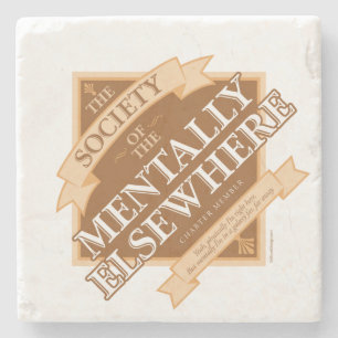 Society of The Mentally Elsewhere Stone Coaster