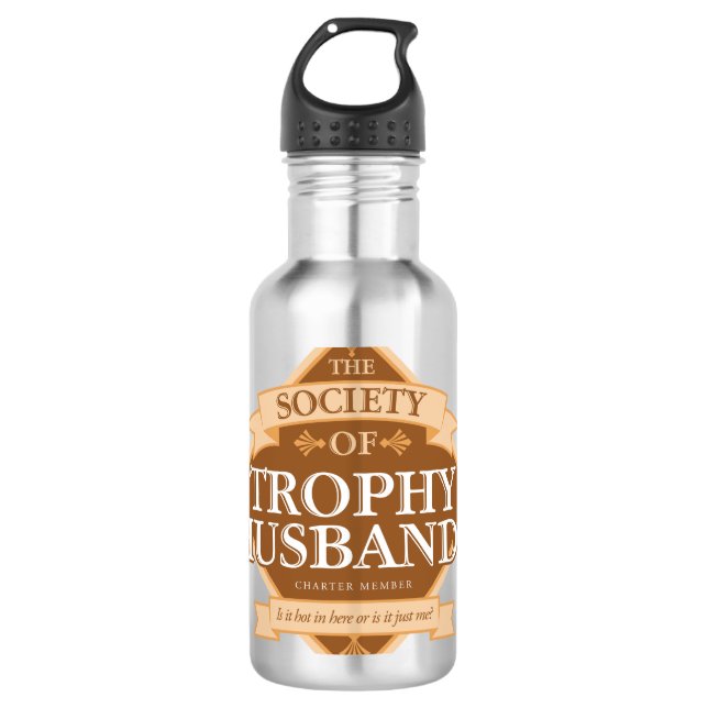 Society of Trophy Husbands 710 Ml Water Bottle (Front)