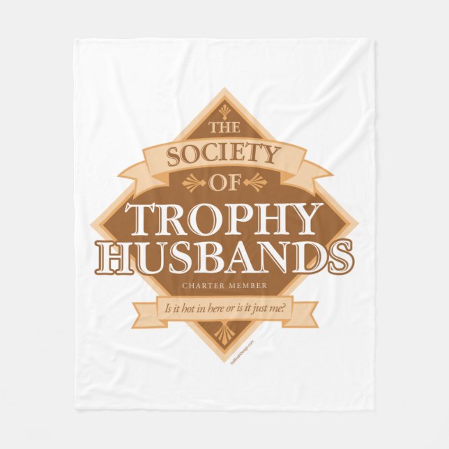 Society of Trophy Husbands Fleece Blanket (Front)