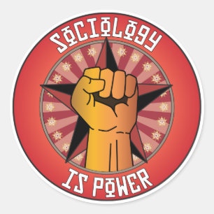 Sociology Is Power Classic Round Sticker