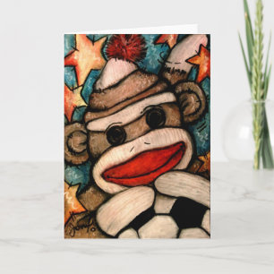 SOCK-er Monkey Card