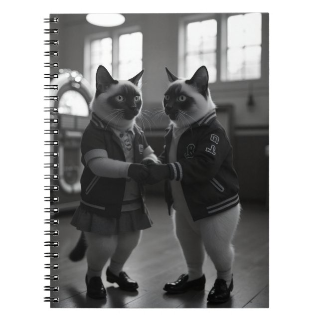 Sock Hop Kitties Notebook (Front)