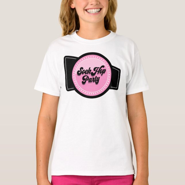 Sock Hop Party T-Shirt (Front)
