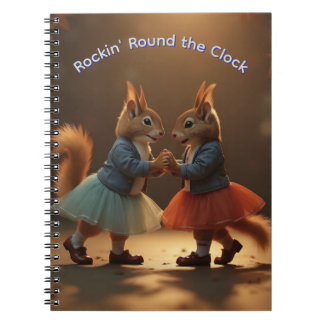 Sock Hop Squirrels Notebook