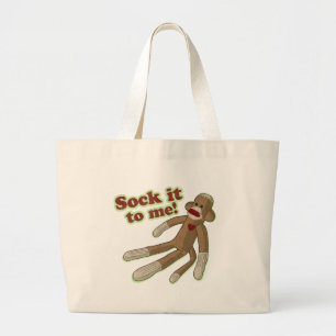 Sock It To Me! Large Tote Bag