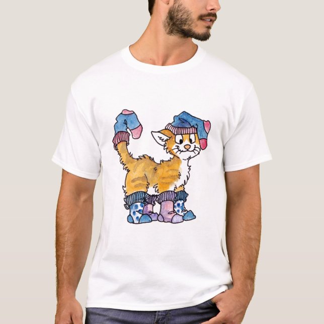 Sock Kitty T-shirt (Front)