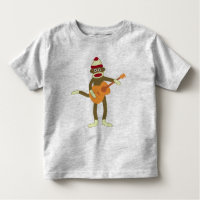 Sock Monkey Acoustic Guitar