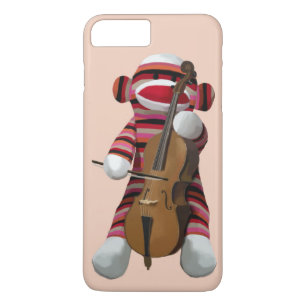 Sock Monkey and Cello 2 iPhone 8 Plus/7 Plus Case