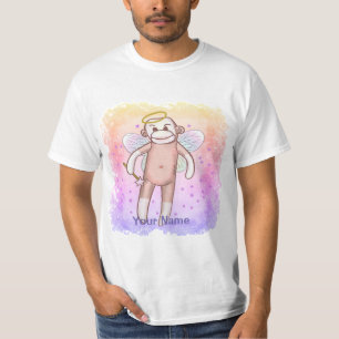 Sock Monkey Angel t-shirt