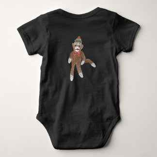 Sock Monkey Baby Bodysuit